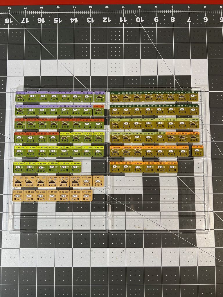 Cube4Me Storage with Counters Trays | Enemy Action: Ardennes