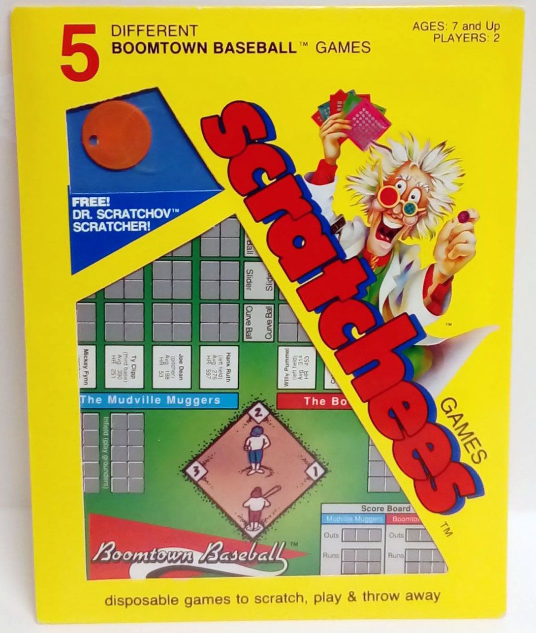Scratchees: Boomtown Baseball