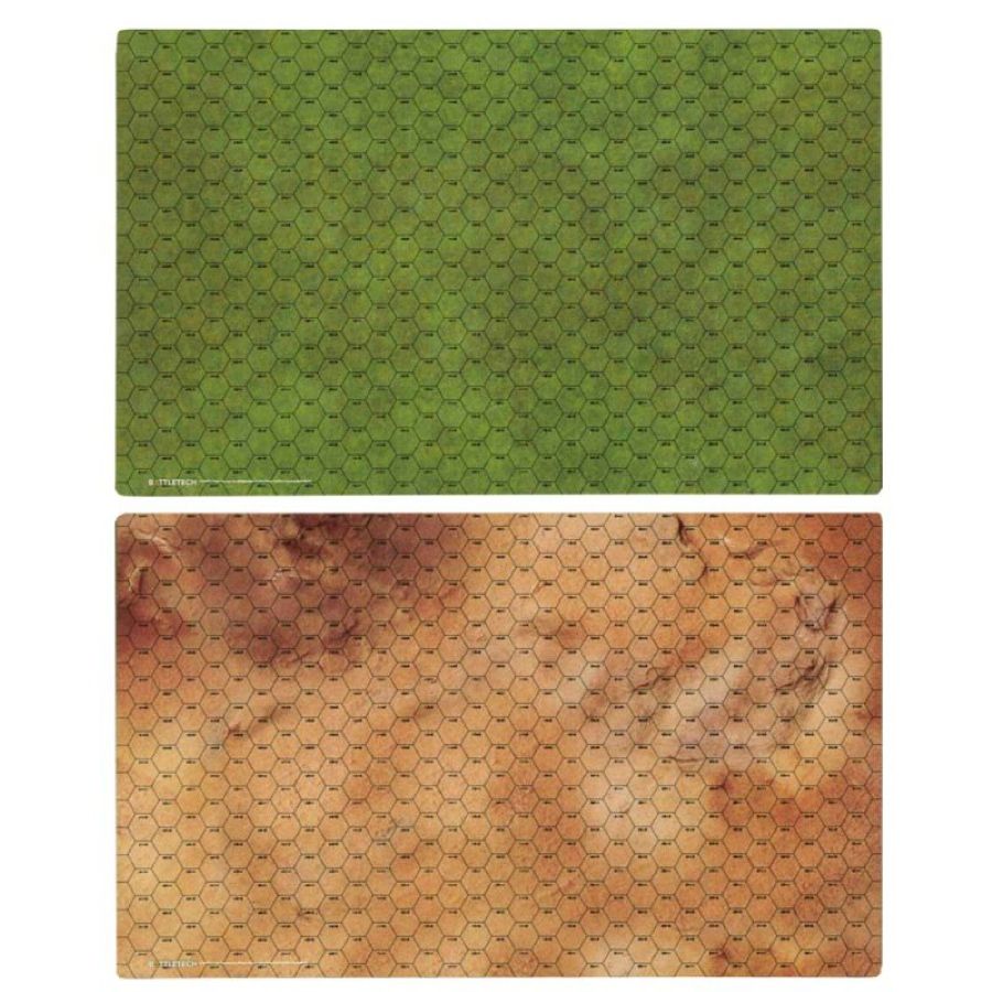 Battletech: Alpha Strike FieldTech Battlemat – Grasslands/Desert