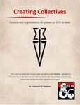 RPG Item: Creating Collectives