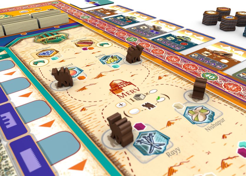 Merv 3D Render - Neighboring cities on the silk road, from which players can acquire rare and valuable trade goods.