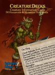 RPG Item: Creature Decks: 54 Humanoids & Monstrous Humanoids (Generic)