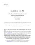 RPG Item: TUS5-08: Injustice for All