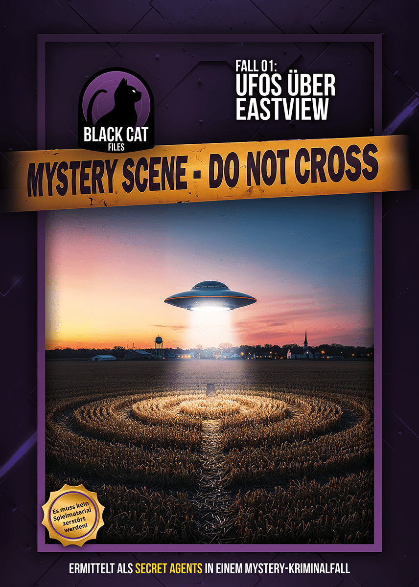 Black Cat Files: Fall 001 – UFOs über Eastview box art