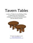 RPG Item: Tavern Tables