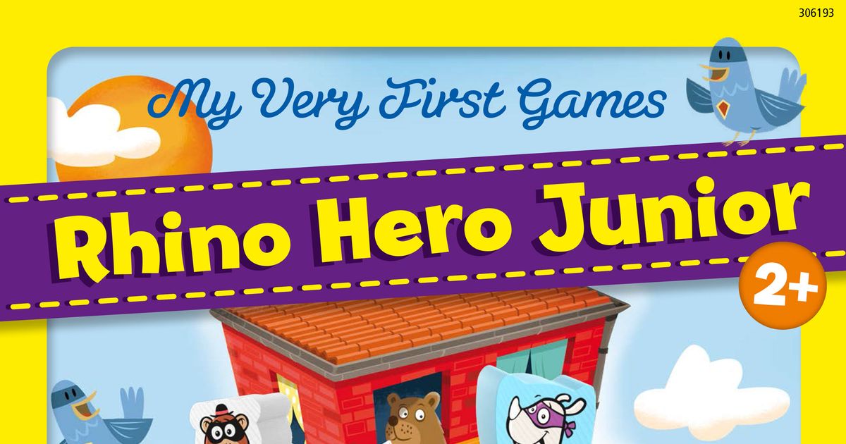 Mis primeros juegos: Rhino Hero Junior de Haba - envío 24/48 h
