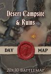 RPG Item: Desert Campsite & Ruins Day Map