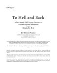 RPG Item: ONW3-05: To Hell and Back