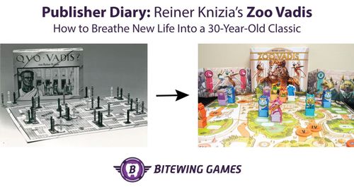 Publisher Diary: Reiner Knizia's Zoo Vadis, or How to Breathe New