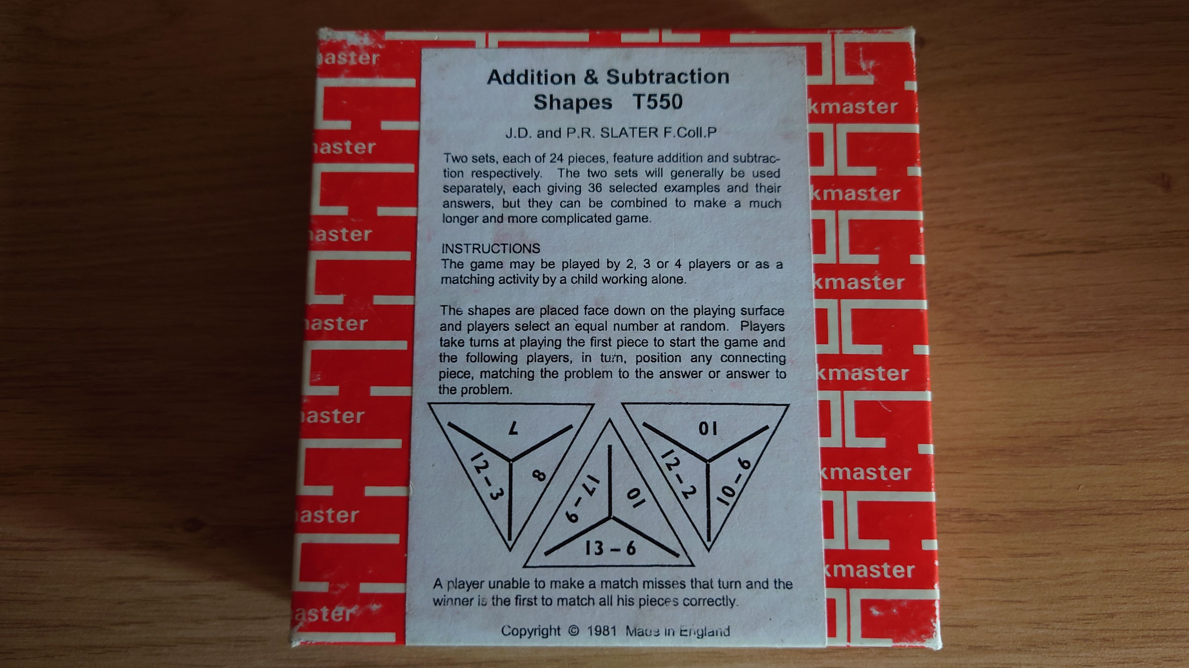 Addition & Subtraction Shapes T550 cover