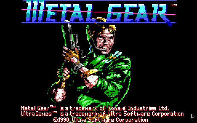 Metal Gear box art