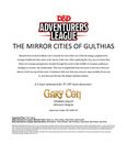 RPG Item: CCC-GARY-07: The Mirror Cities of Gulthias