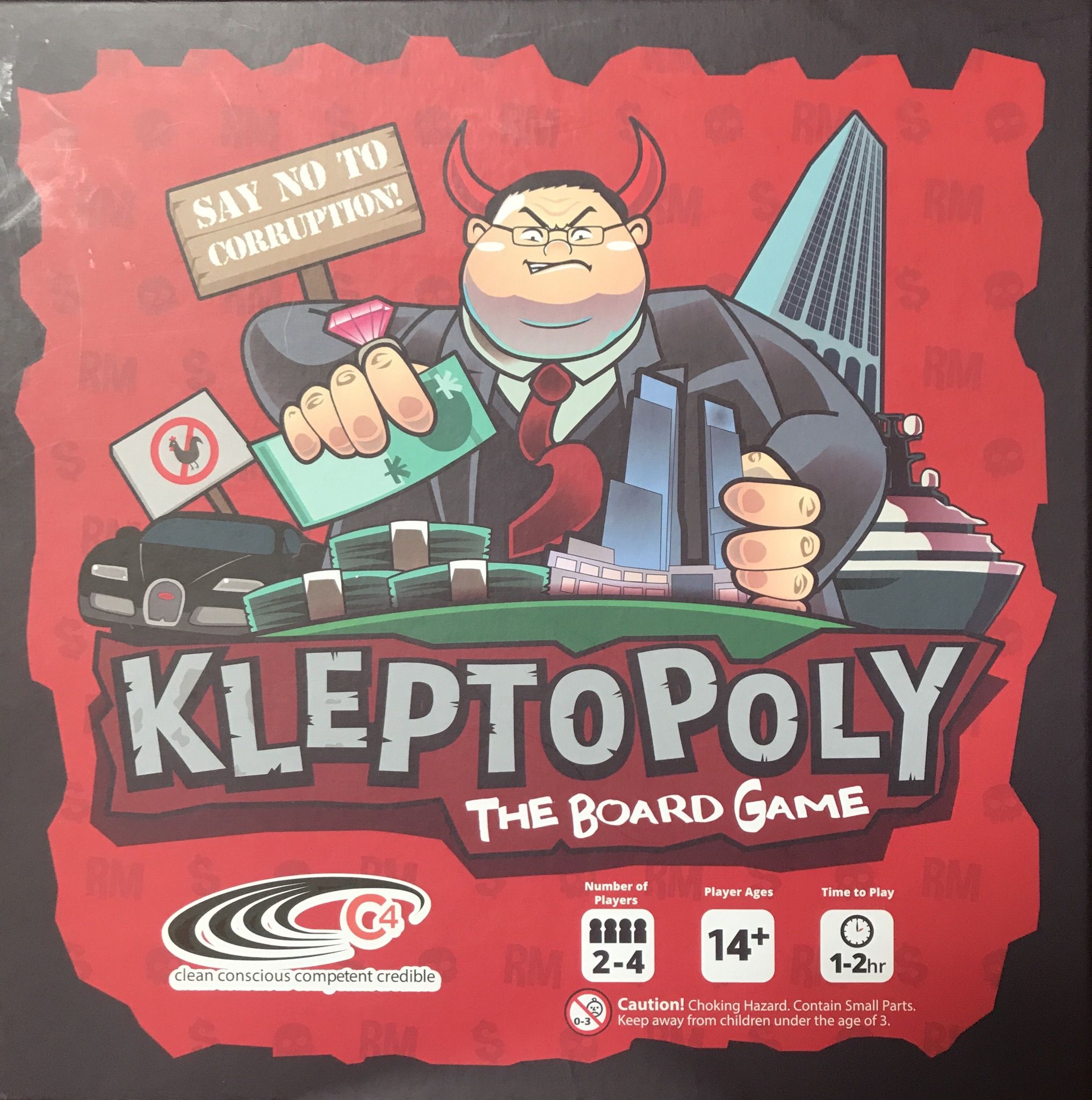 Kleptopoly: The Board Game cover art