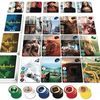 Splendor, Space Cowboys, 2014 — card and bonus tile layout during play (image provided by the publisher)