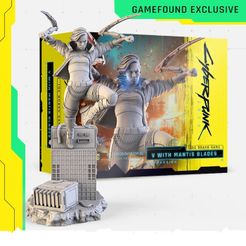 まり2077 Cyberpunk 2077: The Board Game – Female V with Mantis Blades