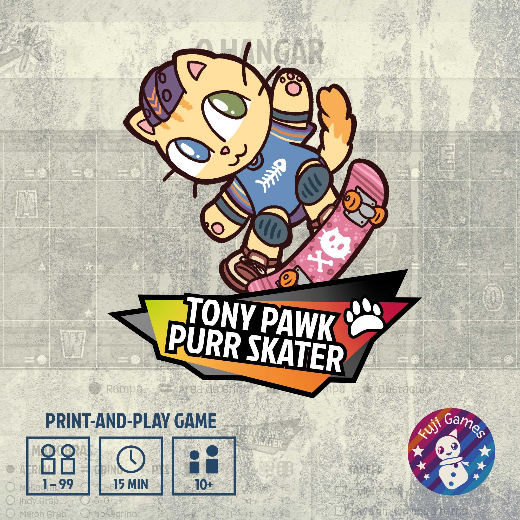 Tony Pawk Purr Skater