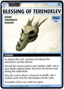 Pathfinder Adventure Card Game: Wrath of the Righteous – "Blessing of Terendelev" Promo Card