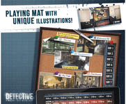 Board Game Accessory: Detective: Playmat