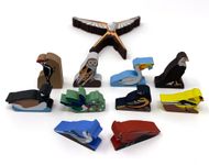 Board Game Accessory: Wingspan: 81-piece Deluxe Bird Upgrade Set