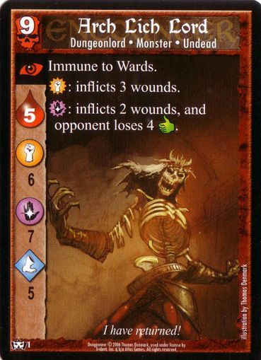 The Lich Lord in all his evil glory