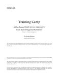 RPG Item: GRM3-06: Training Camp