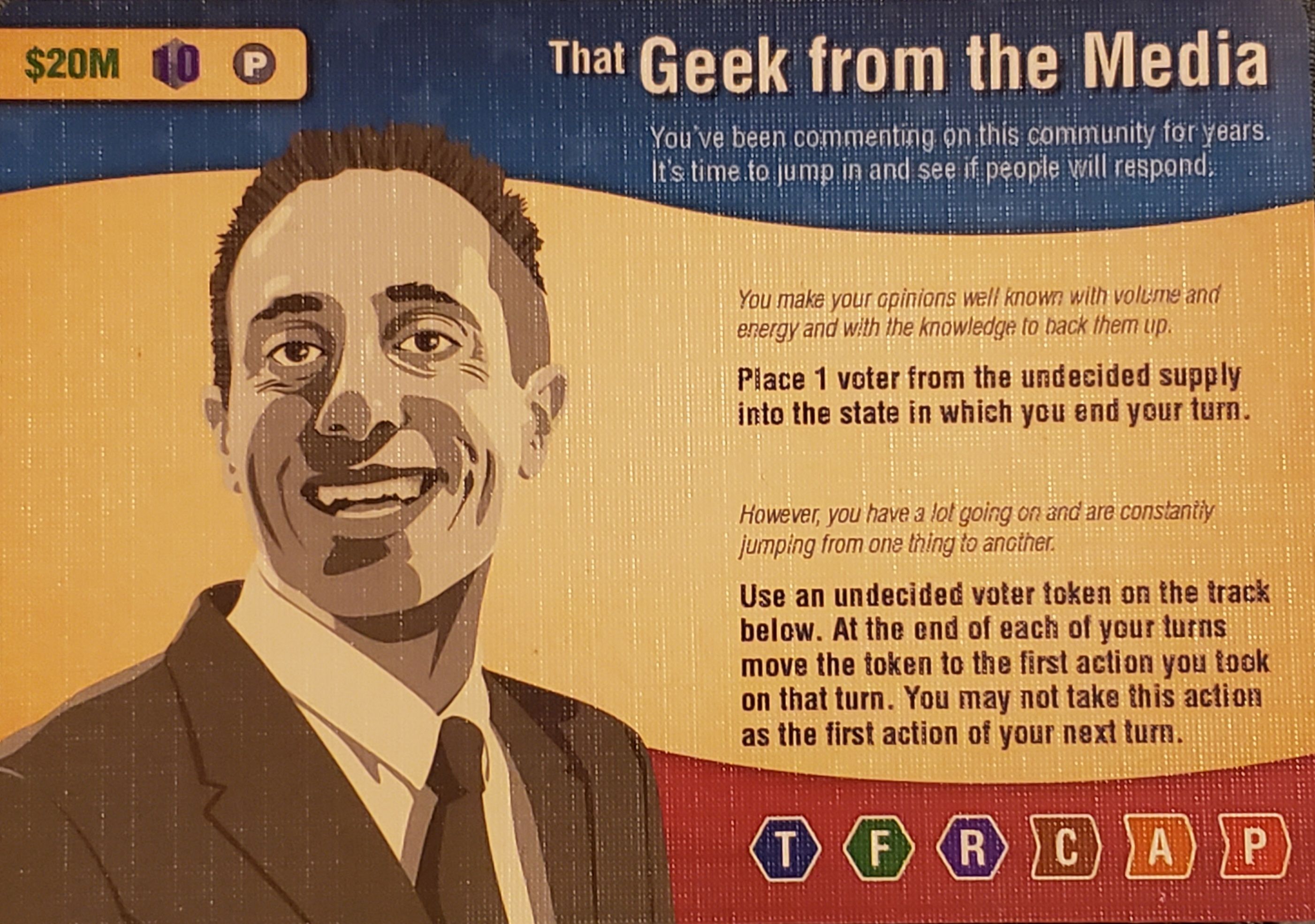 Campaign Trail: That Geek from the Media