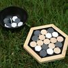 All wood homemade 3x3 board and pieces - inspired by real bug structures in nature