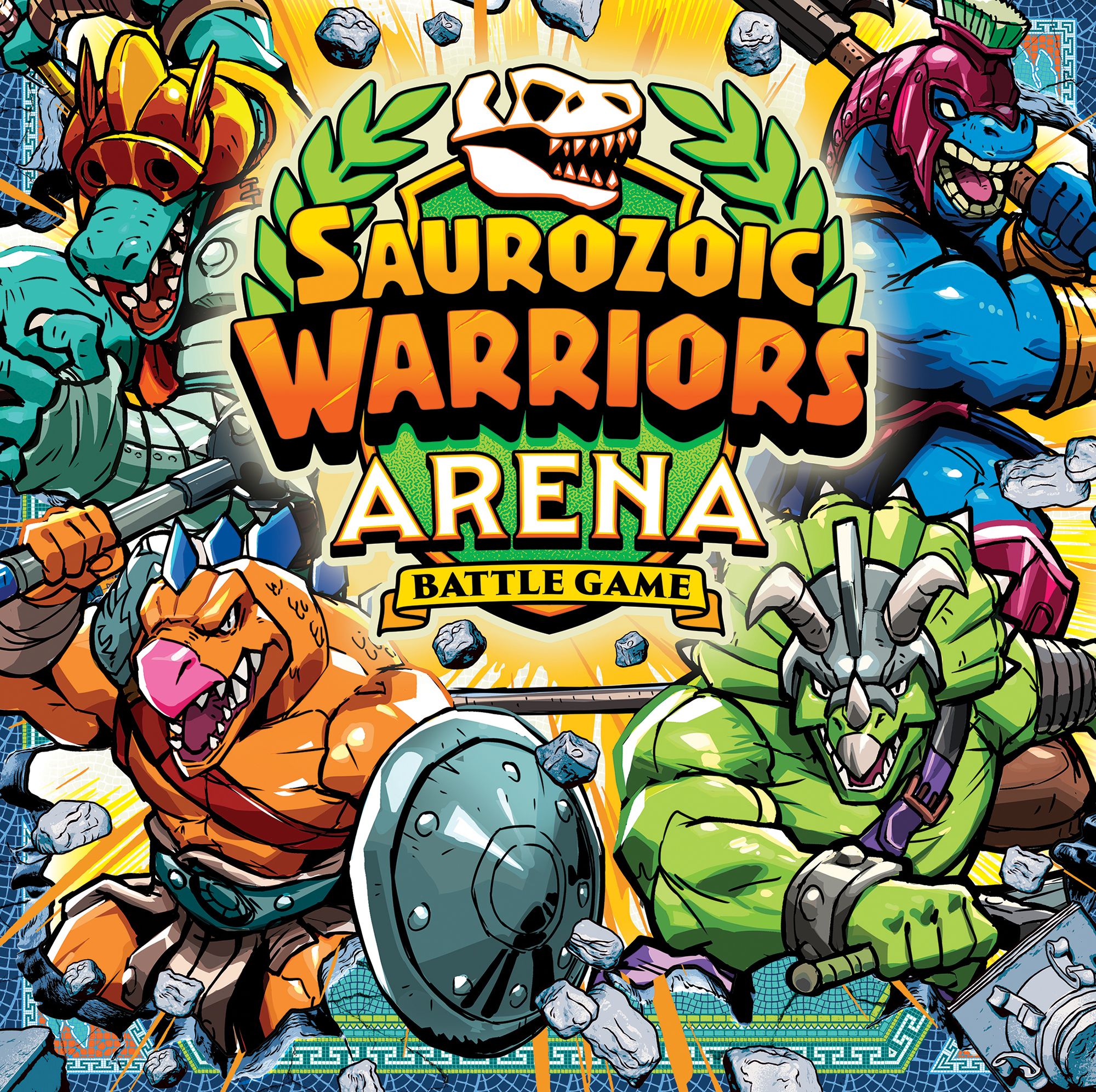 Cover art for Saurozoic Warriors Arena