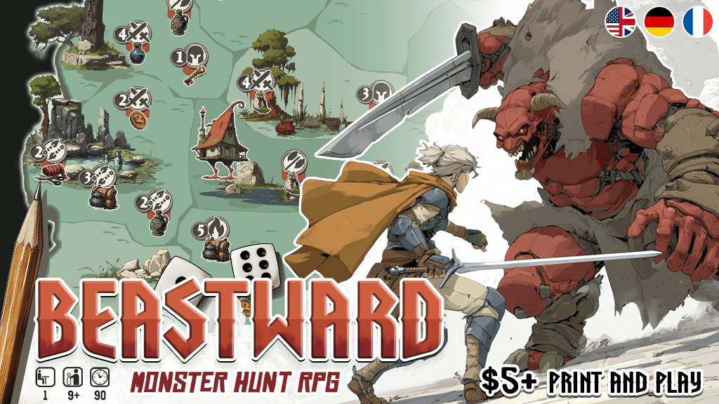 Cover art for Beastward: Monster Hunt RPG