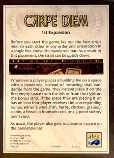 Carpe Diem: 1st Expansion