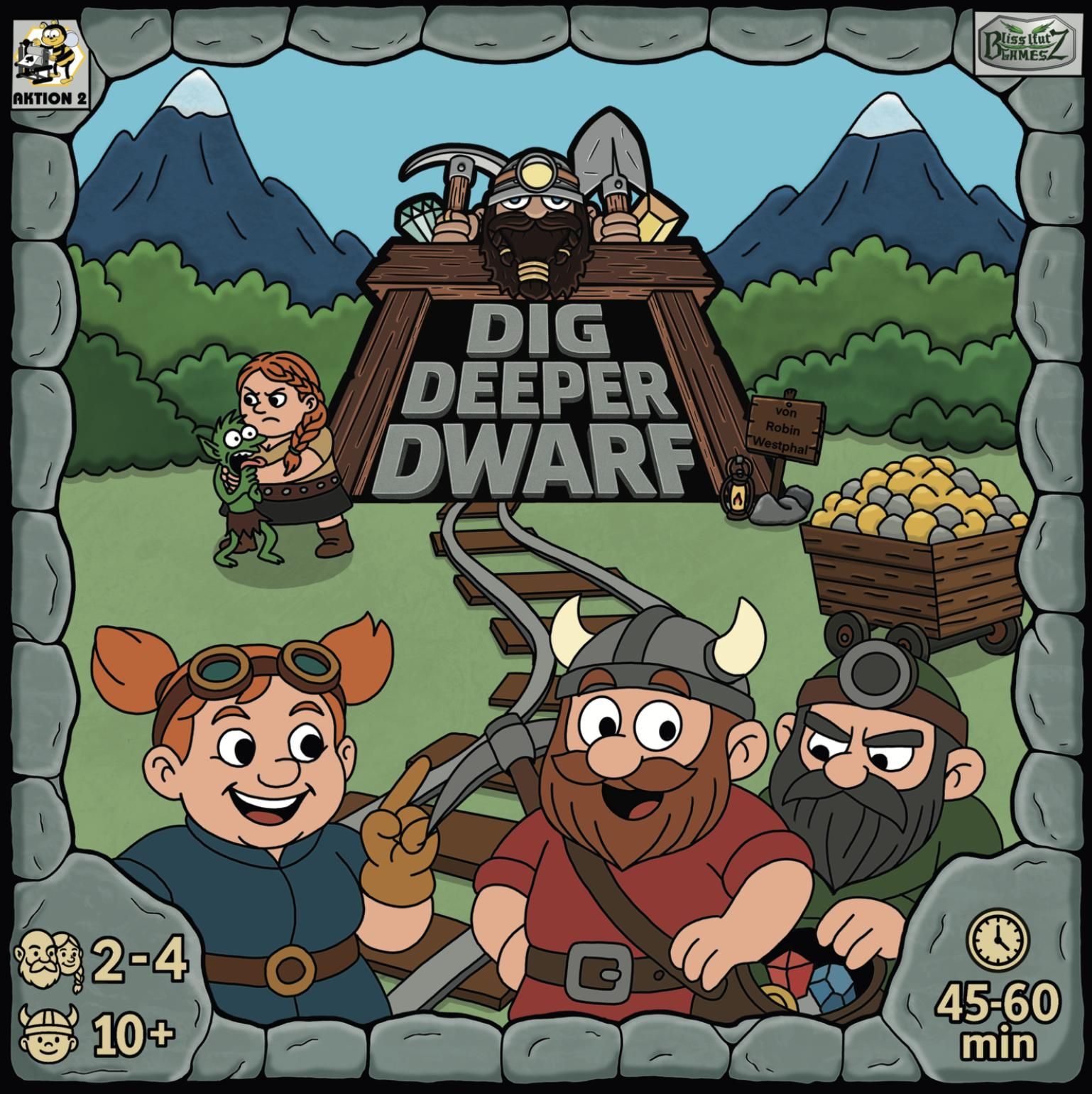 Cover art for Dig Deeper Dwarf