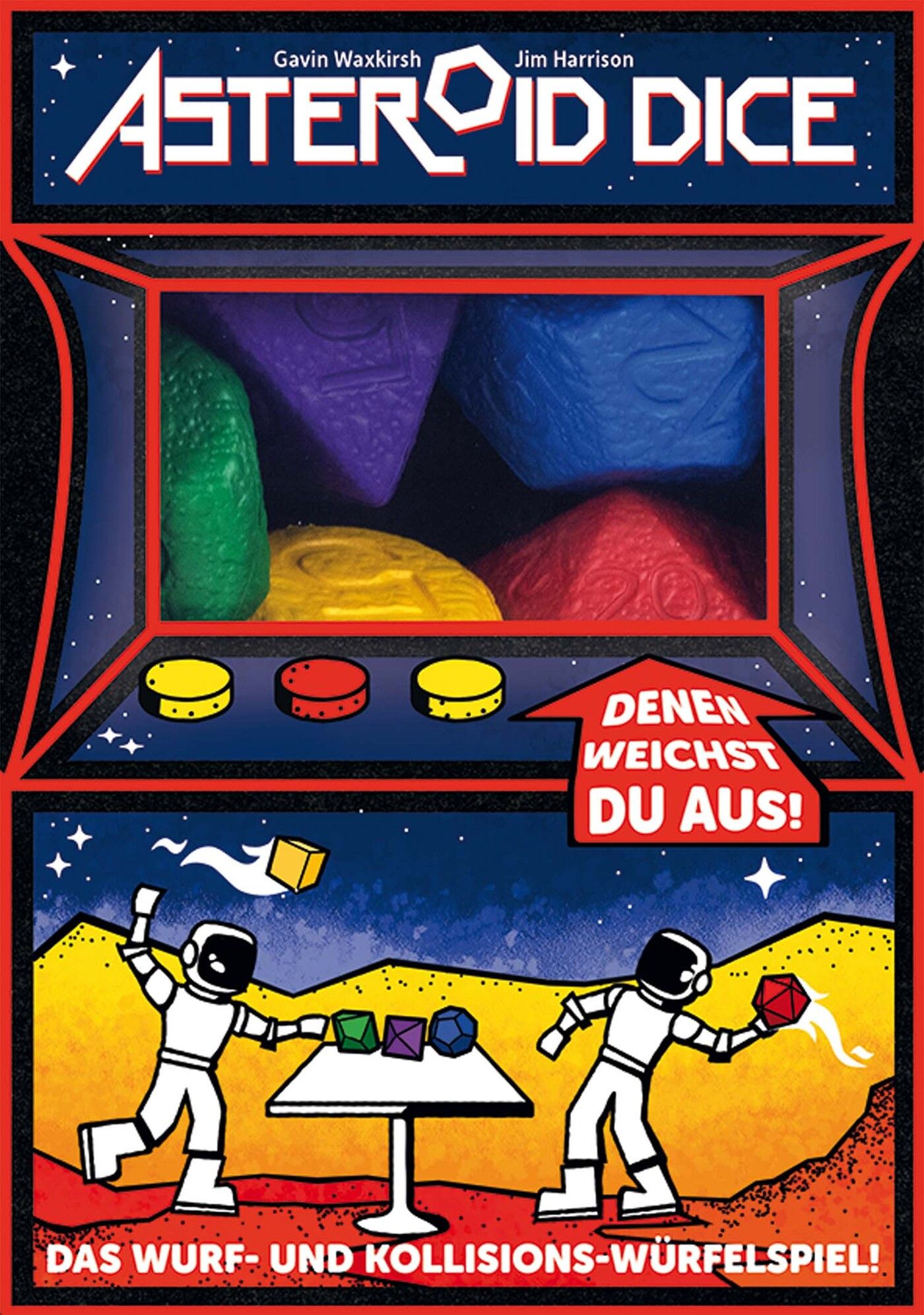 Asteroid Dice box art