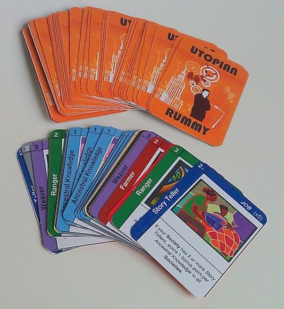 PnP card games with good looking card sets to print