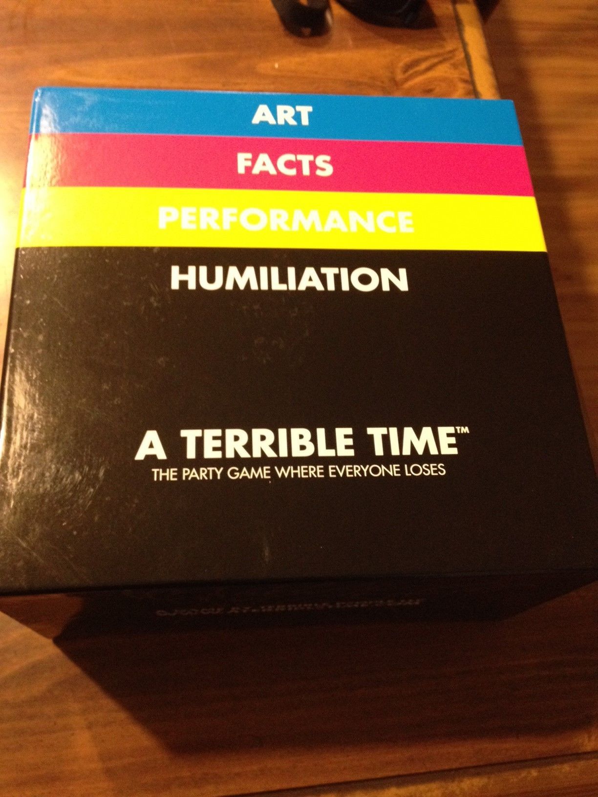 A Terrible Time: The Party Game Where Everyone Loses box art