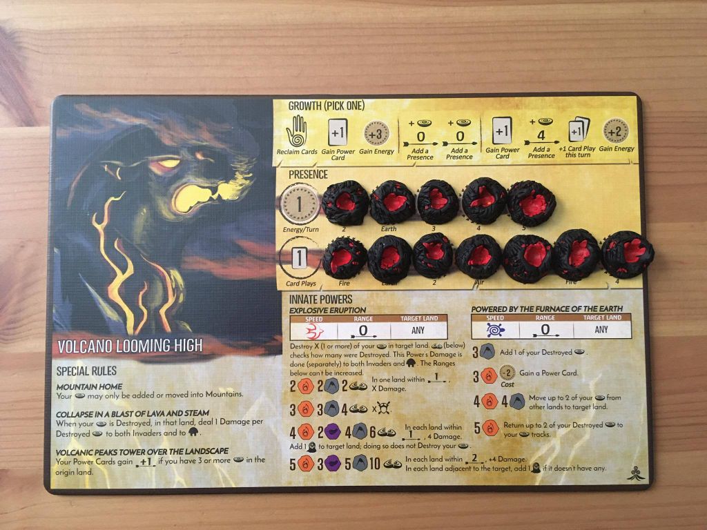 Custom Polymer Clay Tokens Jagged Earth + Branch & Claw Spirit Island