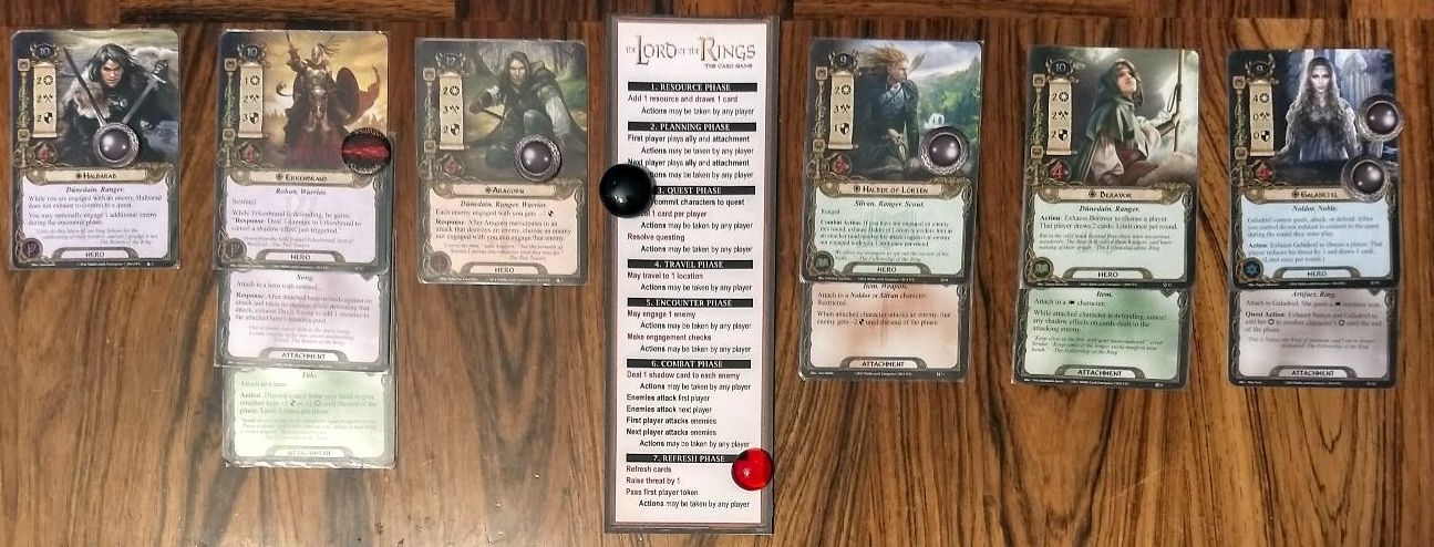 LOTR LCG Deck Box Dividers A Shadow In The East Lord Of The Rings 