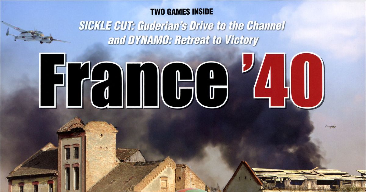 シミュレーションゲーム　コマンドマガジン Vol.127 フランス’40 (France’40： Sickle Cut) France '40 | Board Game | BoardGameGeek