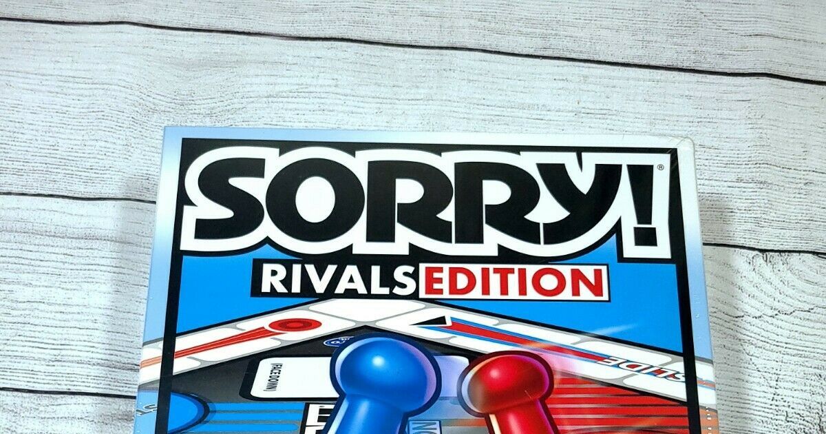 Sorry! Rivals Edition Board Game; 2 Player Game