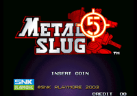 Video Game: Metal Slug 5