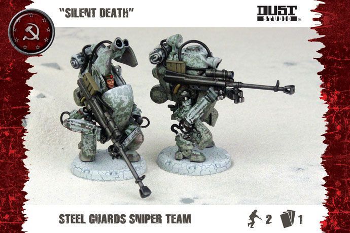 Dust Tactics: Steel Guards Sniper Team – "Silent Death"