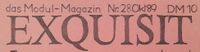 Periodical: Exquisit - das Modul-Magazin