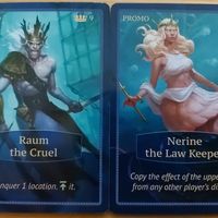Aquatica: Raum the Cruel & Nerine the Law Keeper Promo Cards