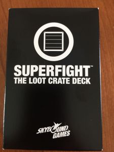 SEALED NEW LOOT CRATE SUPERFIGHT 100 Card Game Expansion Deck Skybound 
