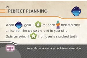 Galactic Cruise: Perfect Planning Promo Card