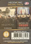Hegemonic: Promo Pack