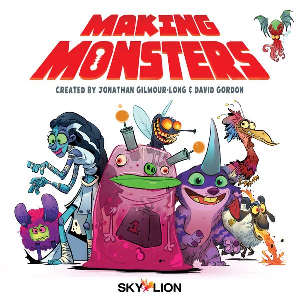 Making Monsters gioco da tavolo bag building per 2-4 giocatori - copertina ufficiale Sky Lion Games
