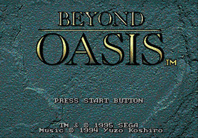 Beyond Oasis box art