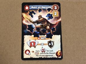 Vikings Gone Wild: Masters of Elements – Man vs Meeple Promo Card
