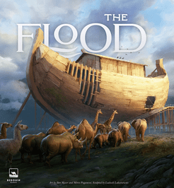 Noah Board Game Rain Animal Tokens Terrain Cards Help Noah Avoid Great  Flood NEW