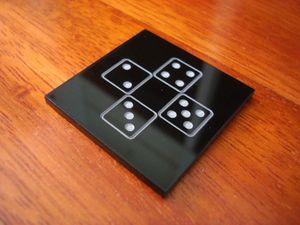 Arcade: Reinforcements – Acrylic Tiles: Dicecompass